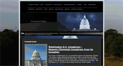 Desktop Screenshot of conspiracycollege.com