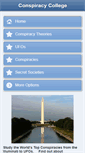 Mobile Screenshot of conspiracycollege.com